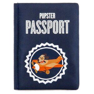 NWT~ Globetrotter Collection Pupster Passport ~  4.1" (L) x 1.6" (W) x  5.7" (H)